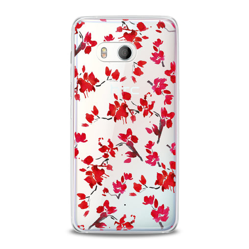 Lex Altern Watercolor Red Blossom HTC Case