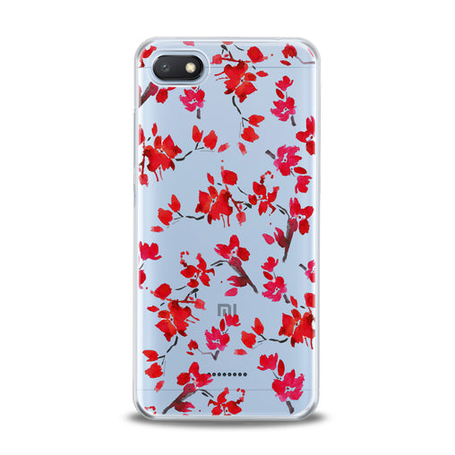 Lex Altern Watercolor Red Blossom Xiaomi Redmi Mi Case