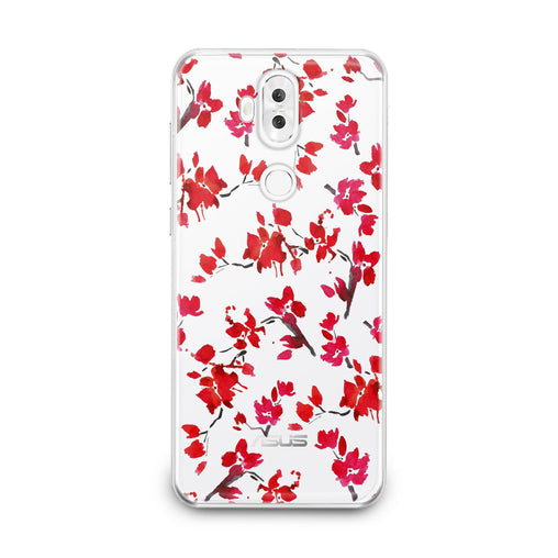 Lex Altern Watercolor Red Blossom Asus Zenfone Case