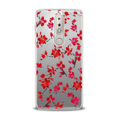 Lex Altern Watercolor Red Blossom Nokia Case