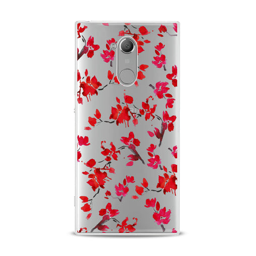Lex Altern Watercolor Red Blossom Sony Xperia Case