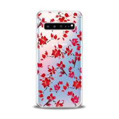 Lex Altern Watercolor Red Blossom Samsung Galaxy Case