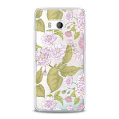Lex Altern TPU Silicone HTC Case Pink Blooming Tree