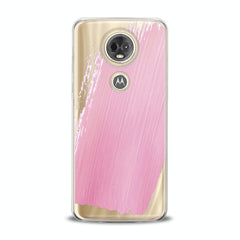 Lex Altern TPU Silicone Motorola Case Pink Paint