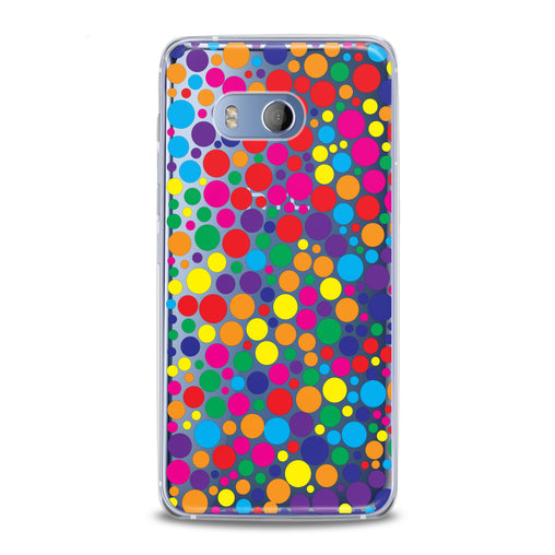 Lex Altern TPU Silicone HTC Case Colorful Dots
