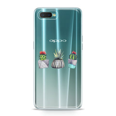 Lex Altern TPU Silicone Oppo Case Abstract Cactus