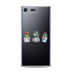 Lex Altern TPU Silicone Sony Xperia Case Abstract Cactus