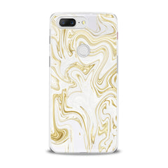 Lex Altern TPU Silicone OnePlus Case Golden Oil Paint