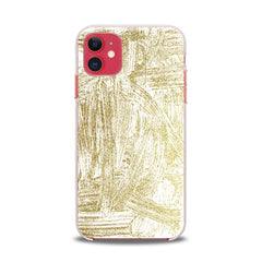 Lex Altern TPU Silicone iPhone Case Golden Paint Art