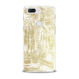 Lex Altern TPU Silicone OnePlus Case Golden Paint Art
