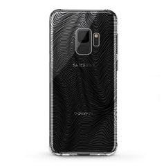 Lex Altern TPU Silicone Samsung Galaxy Case Black Lines Warp