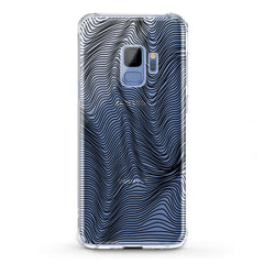 Lex Altern TPU Silicone Samsung Galaxy Case Black Lines Warp
