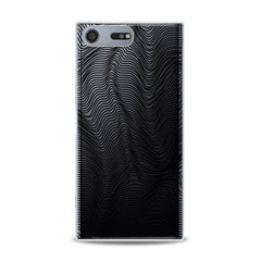 Lex Altern TPU Silicone Sony Xperia Case Black Lines Warp