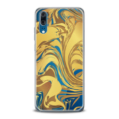 Lex Altern TPU Silicone Huawei Honor Case Golden Abstract Paint