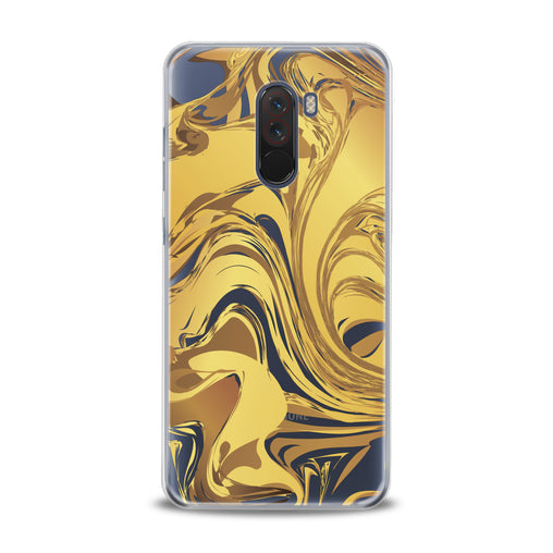 Lex Altern TPU Silicone Xiaomi Redmi Mi Case Golden Abstract Paint