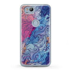 Lex Altern TPU Silicone Google Pixel Case Colorful Abstract Drawing