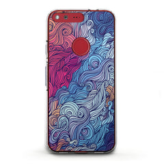Lex Altern TPU Silicone Google Pixel Case Colorful Abstract Drawing