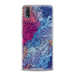 Lex Altern TPU Silicone VIVO Case Colorful Abstract Drawing