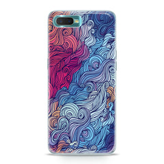 Lex Altern TPU Silicone Oppo Case Colorful Abstract Drawing