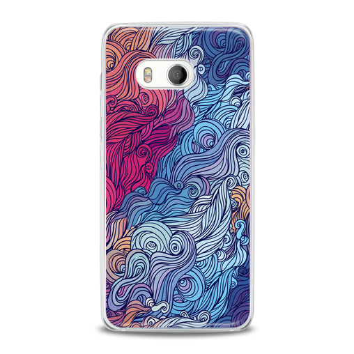 Lex Altern TPU Silicone HTC Case Colorful Abstract Drawing