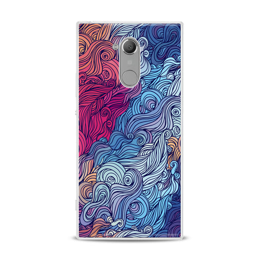Lex Altern TPU Silicone Sony Xperia Case Colorful Abstract Drawing