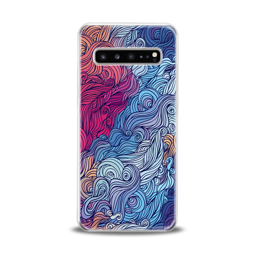 Lex Altern TPU Silicone Samsung Galaxy Case Colorful Abstract Drawing