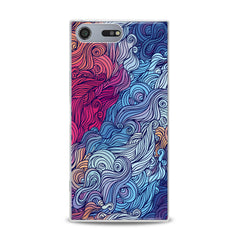 Lex Altern TPU Silicone Sony Xperia Case Colorful Abstract Drawing