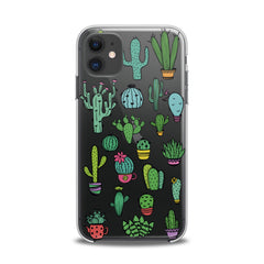 Lex Altern TPU Silicone iPhone Case Green Cactus