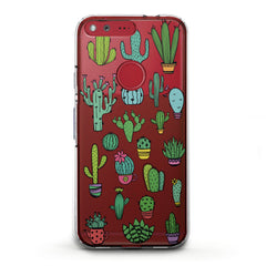 Lex Altern TPU Silicone Phone Case Green Cactus