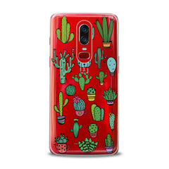 Lex Altern TPU Silicone OnePlus Case Green Cactus