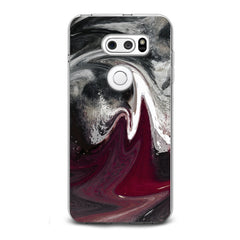 Lex Altern TPU Silicone LG Case Red Colorful Abstraction