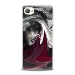 Lex Altern TPU Silicone HTC Case Red Colorful Abstraction