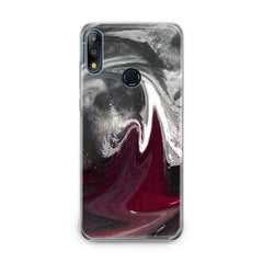 Lex Altern TPU Silicone Asus Zenfone Case Red Colorful Abstraction