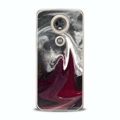 Lex Altern TPU Silicone Motorola Case Red Colorful Abstraction