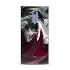 Lex Altern TPU Silicone Sony Xperia Case Red Colorful Abstraction