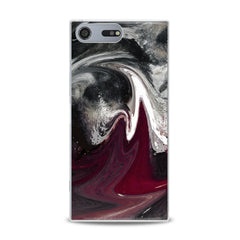Lex Altern TPU Silicone Sony Xperia Case Red Colorful Abstraction