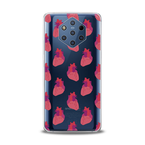 Lex Altern Red Heart Pattern Nokia Case
