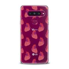 Lex Altern TPU Silicone Phone Case Red Heart Pattern