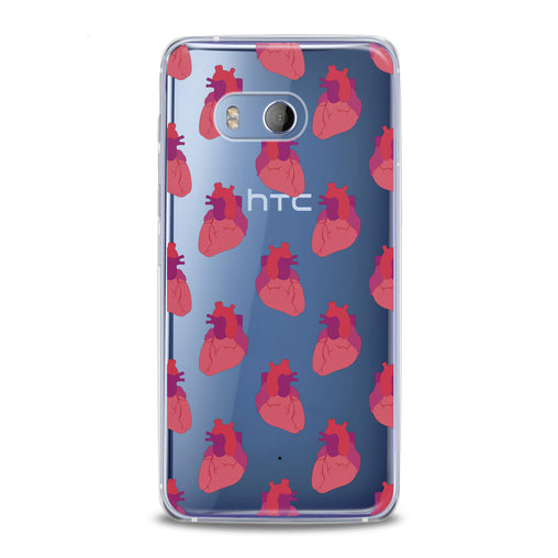 Lex Altern Red Heart Pattern HTC Case