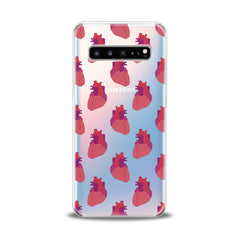 Lex Altern TPU Silicone Samsung Galaxy Case Red Heart Pattern
