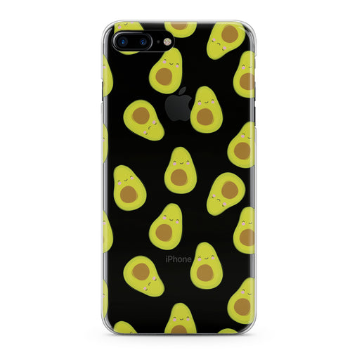 Lex Altern Kawaii Avocado Pattern Phone Case for your iPhone & Android phone.