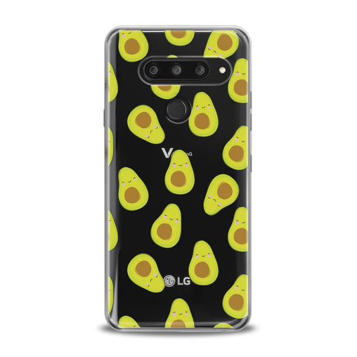 Lex Altern Kawaii Avocado Pattern LG Case