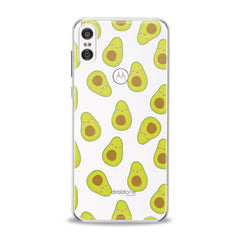Lex Altern TPU Silicone Motorola Case Kawaii Avocado Pattern