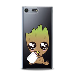 Lex Altern TPU Silicone Sony Xperia Case Lovely Baby Groot