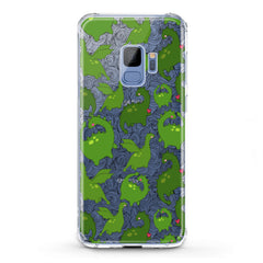 Lex Altern TPU Silicone Phone Case Kawaii Green Dinosaurs