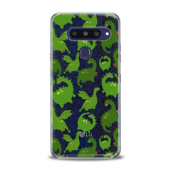 Lex Altern TPU Silicone LG Case Kawaii Green Dinosaurs