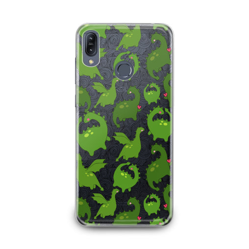 Lex Altern Kawaii Green Dinosaurs Asus Zenfone Case