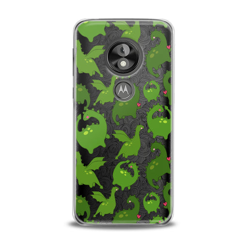 Lex Altern Kawaii Green Dinosaurs Motorola Case