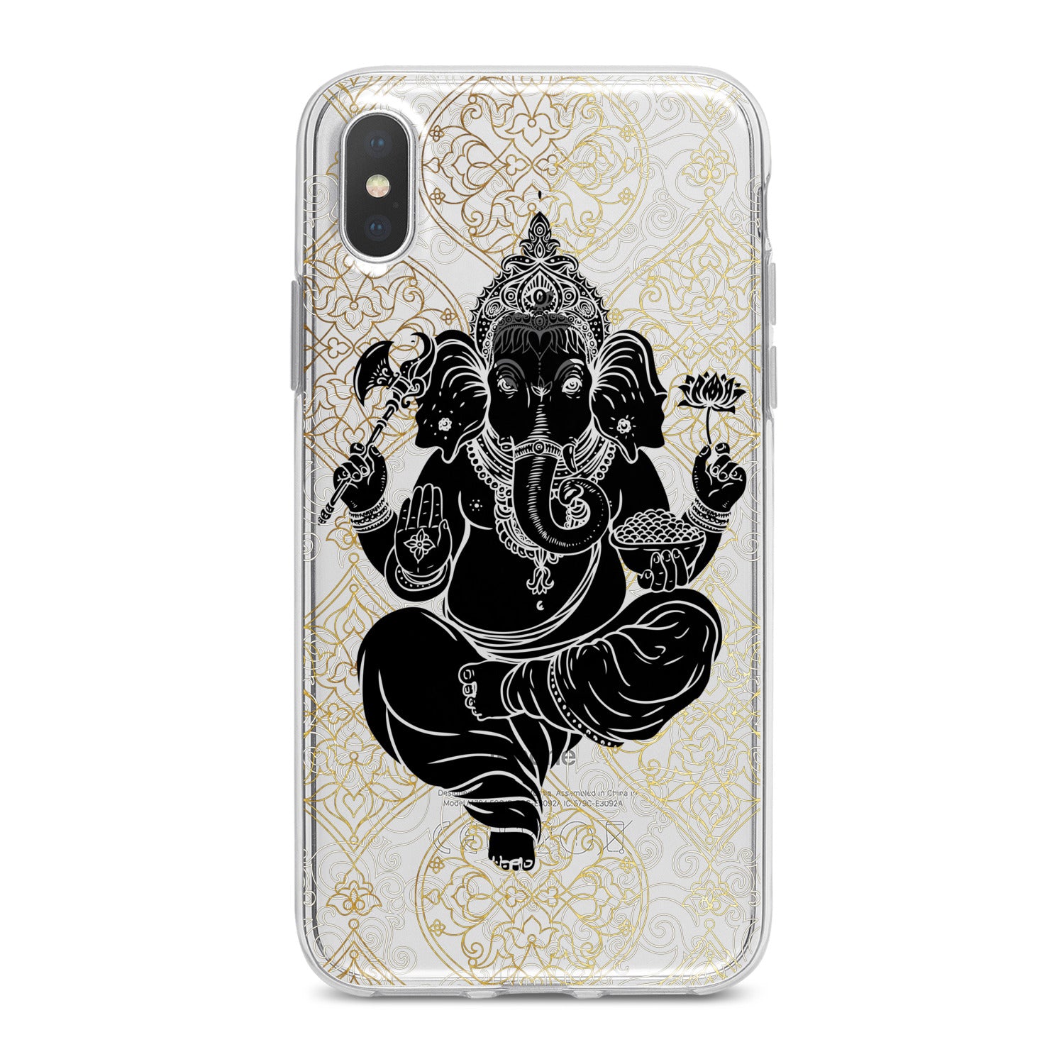 Lex Altern Black Ganesha Phone Case for your iPhone & Android phone.