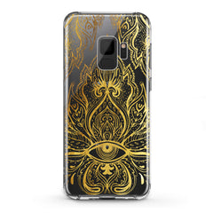 Lex Altern TPU Silicone Samsung Galaxy Case Golden Lotus